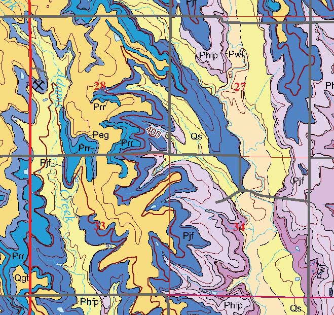 small geologic map