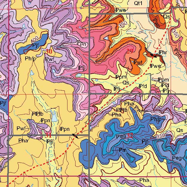 small geologic map