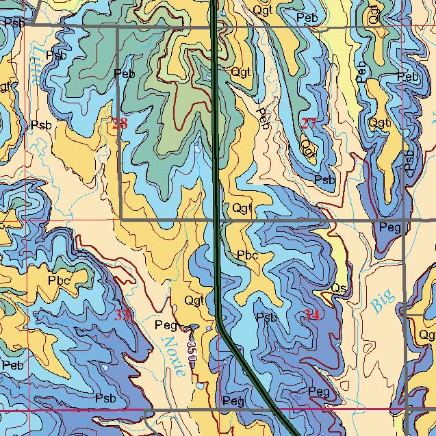 small geologic map