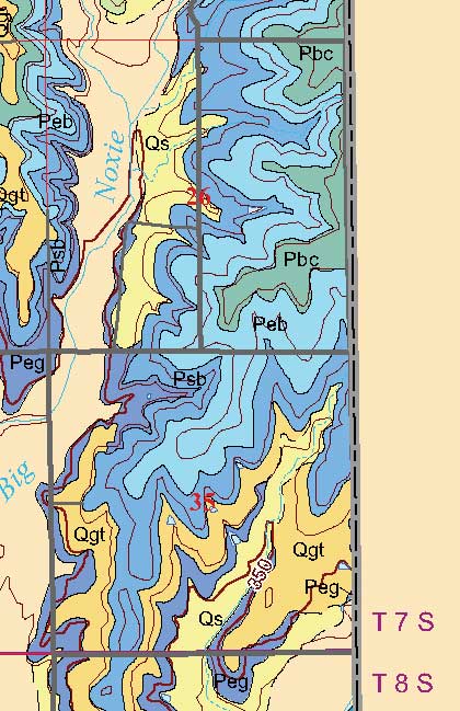 small geologic map