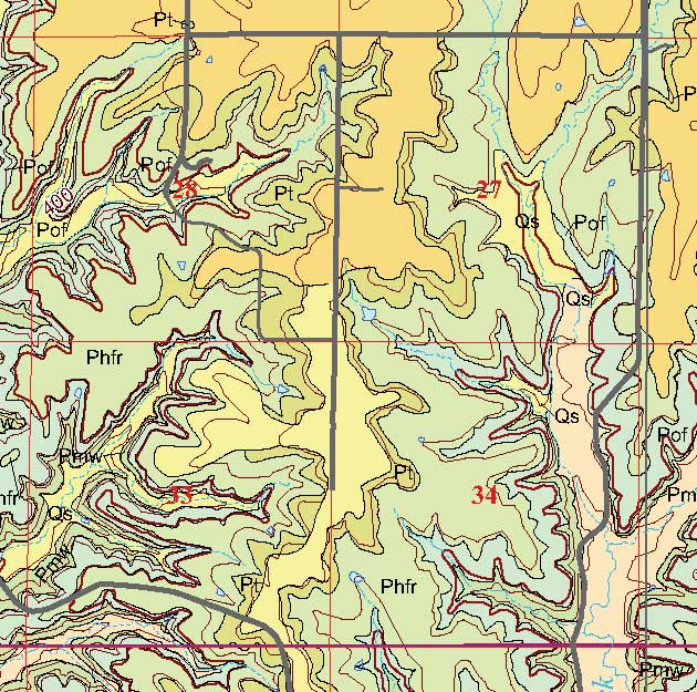 small geologic map