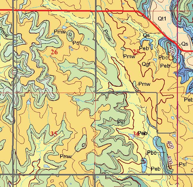 small geologic map