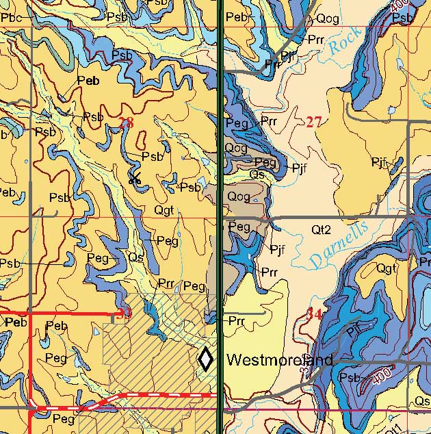 small geologic map