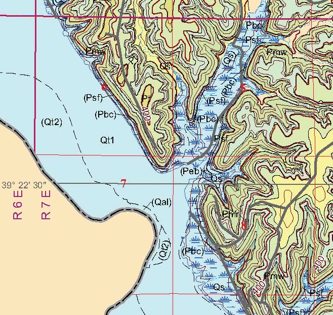 small geologic map