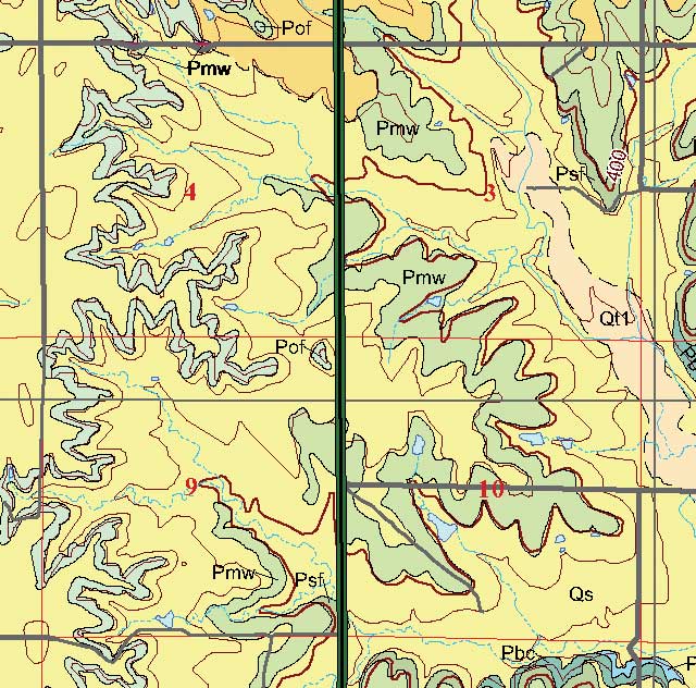 small geologic map