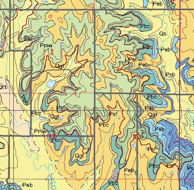 small geologic map