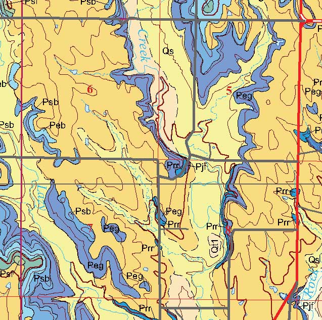 small geologic map