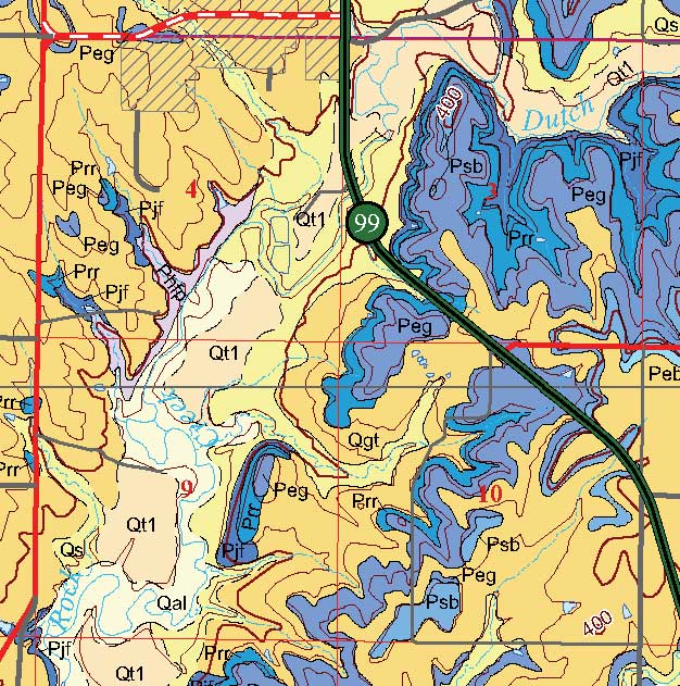 small geologic map