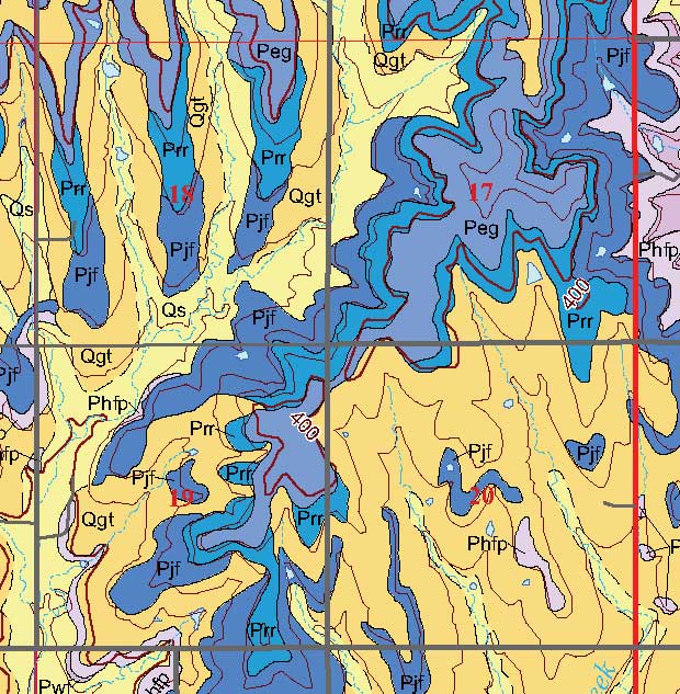 small geologic map