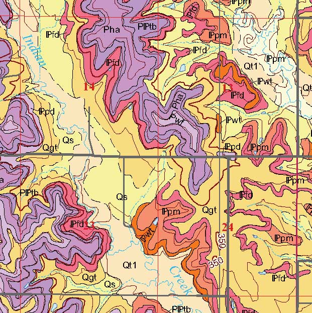 small geologic map