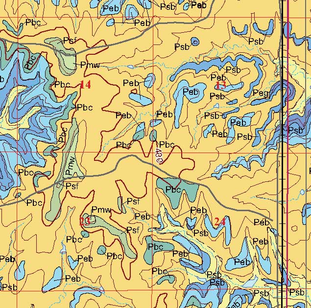 small geologic map