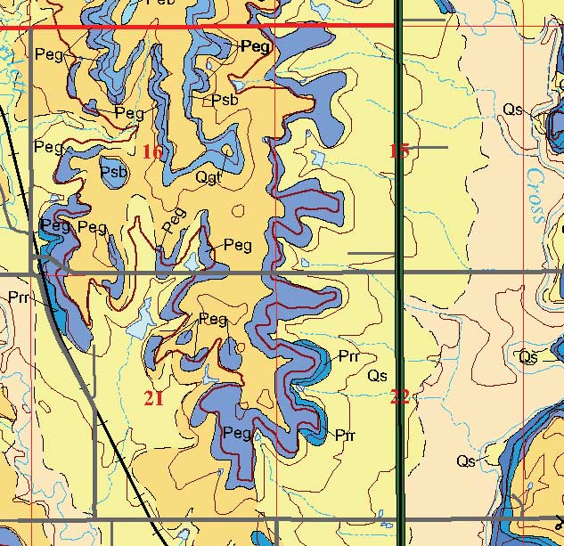 small geologic map