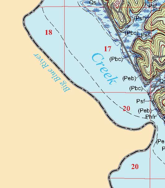 small geologic map