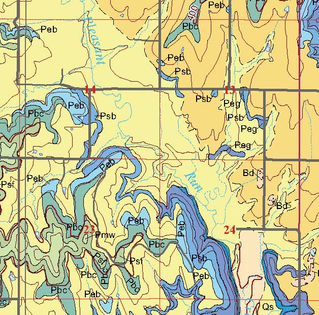 small geologic map