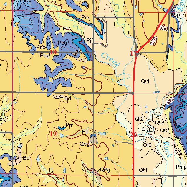 small geologic map