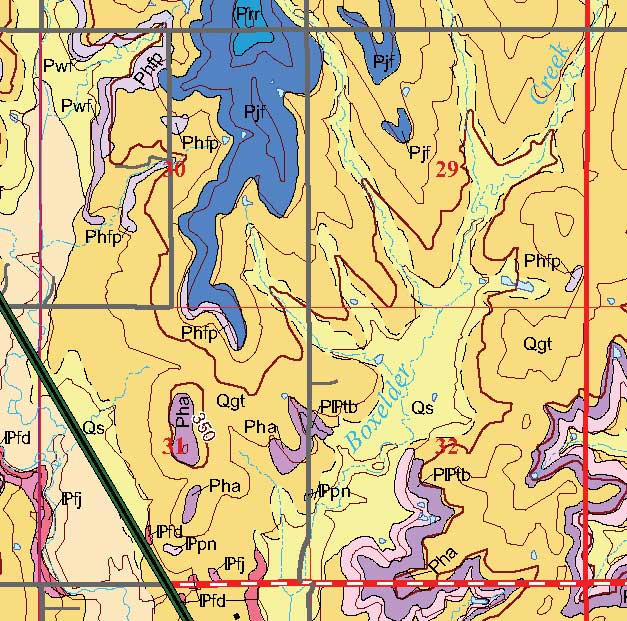 small geologic map