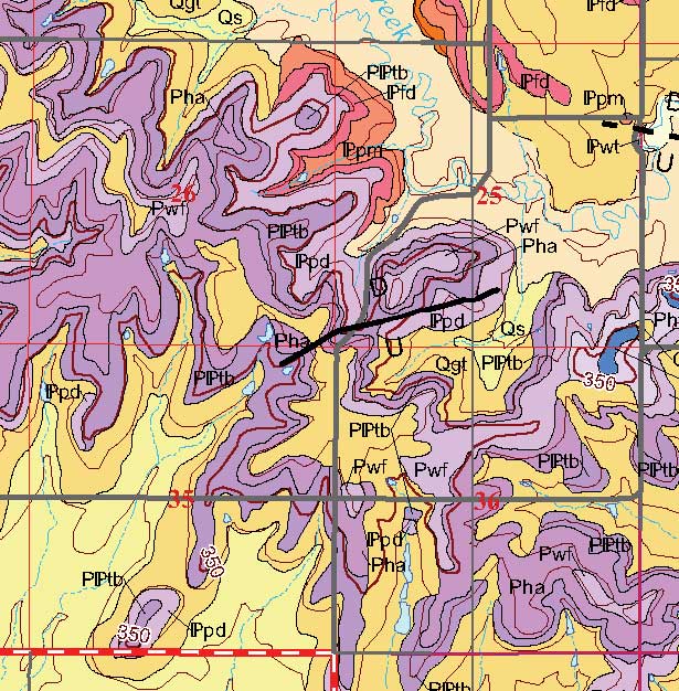 small geologic map