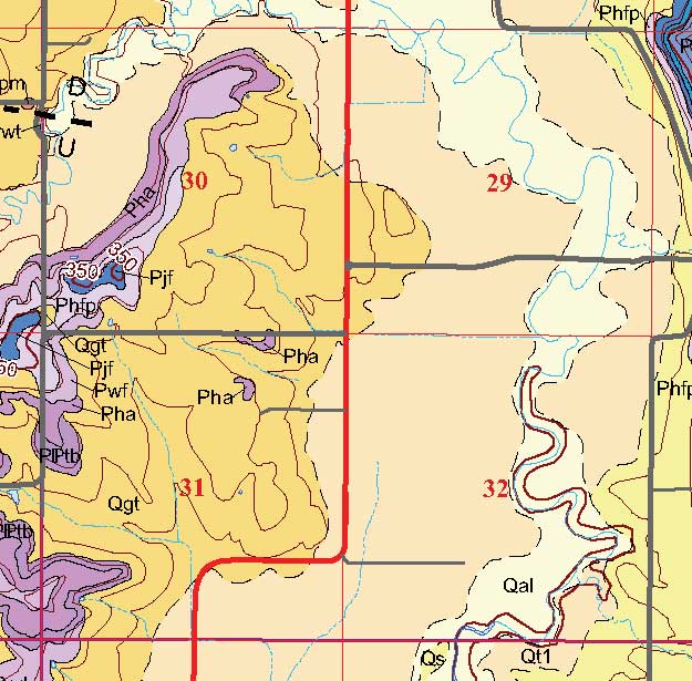 small geologic map