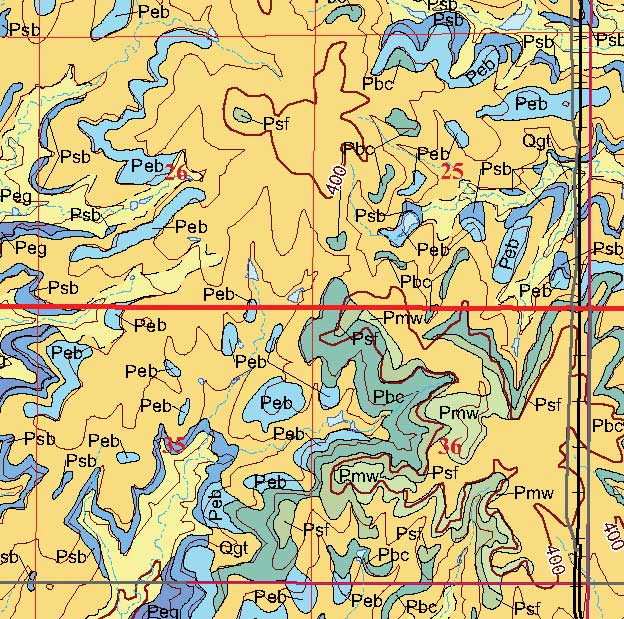 small geologic map