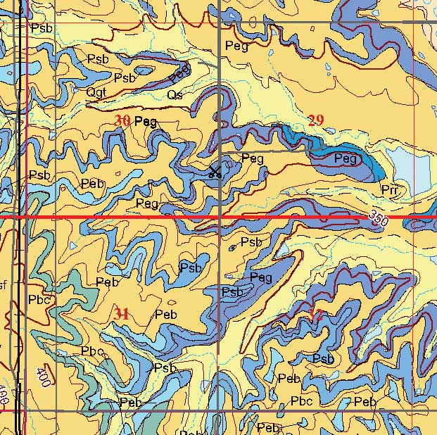 small geologic map