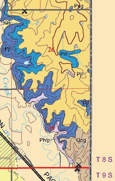 small geologic map