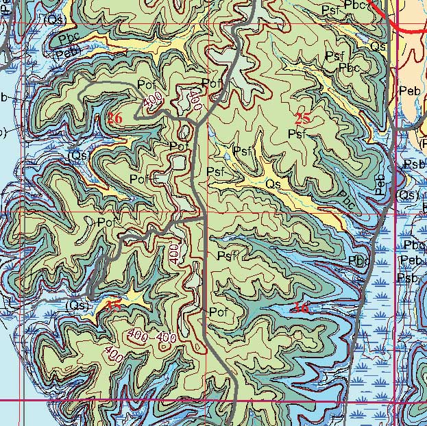 small geologic map