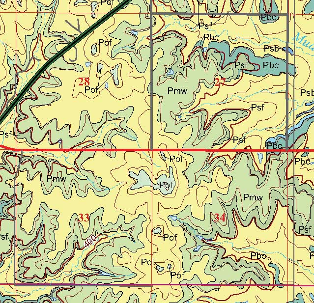 small geologic map