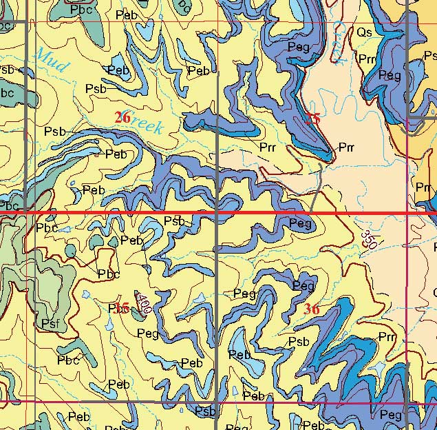 small geologic map