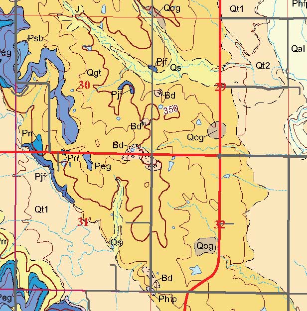 small geologic map