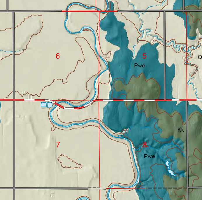 small geologic map
