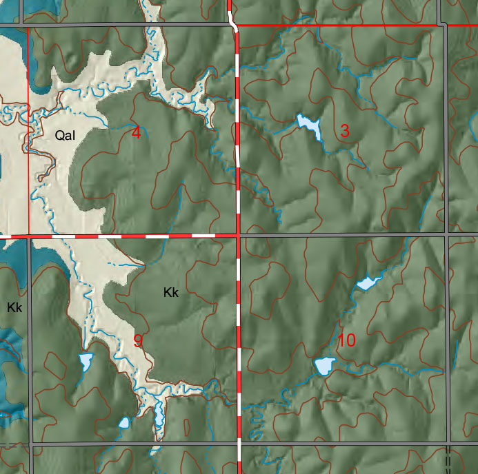 small geologic map
