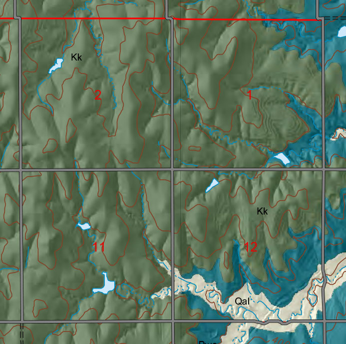 small geologic map