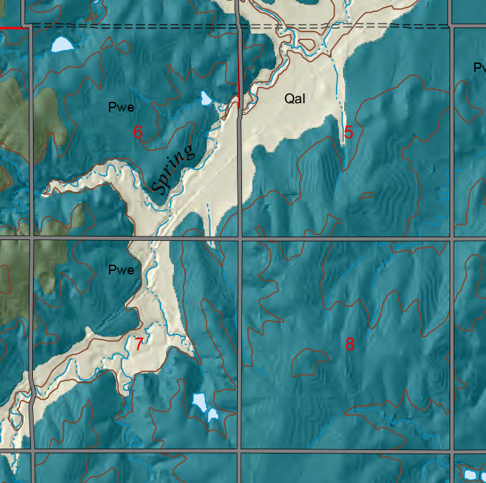 small geologic map