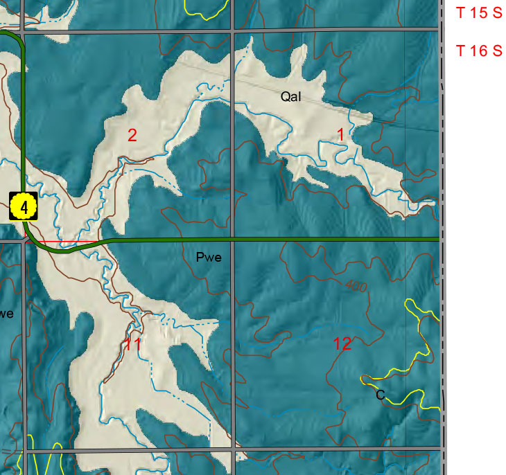 small geologic map