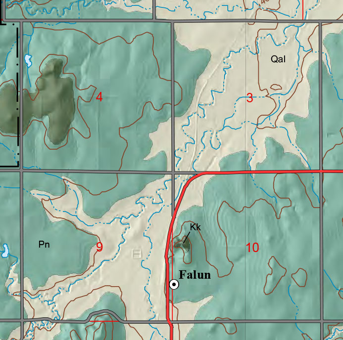 small geologic map