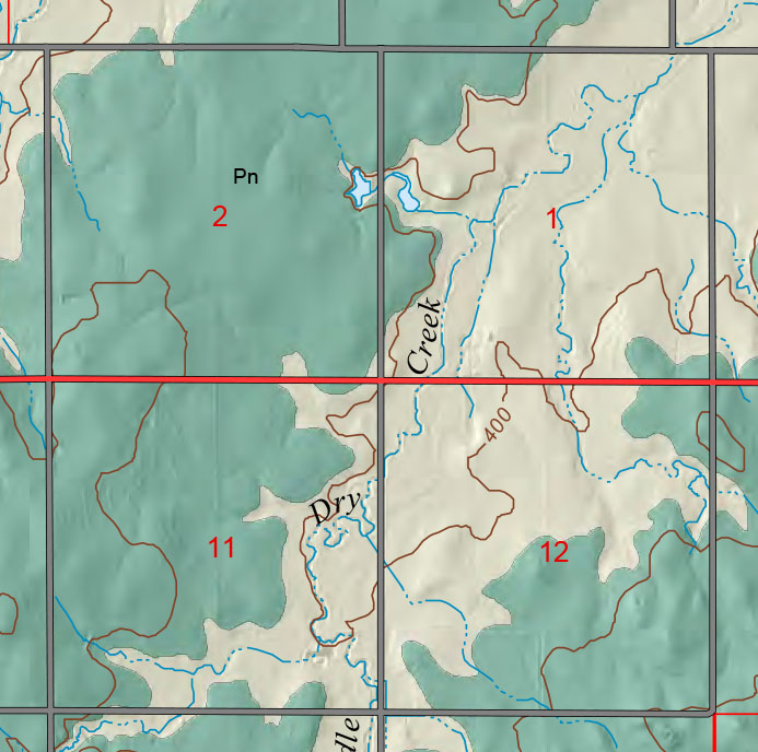 small geologic map