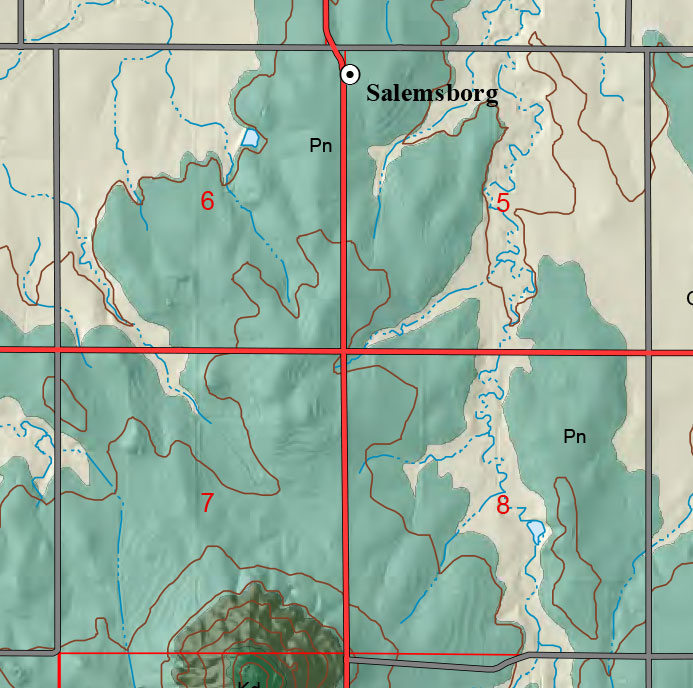 small geologic map
