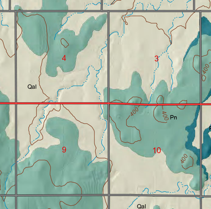 small geologic map
