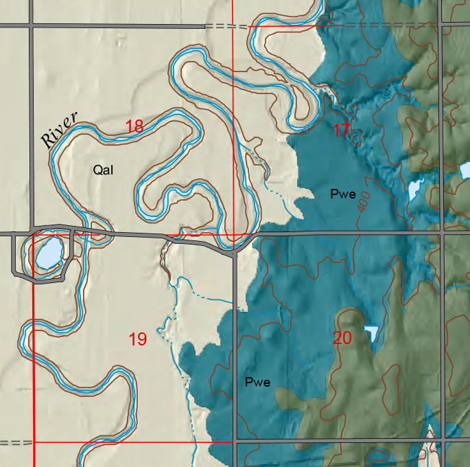 small geologic map