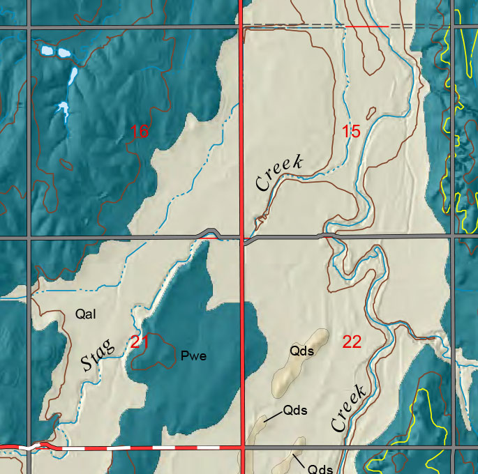 small geologic map