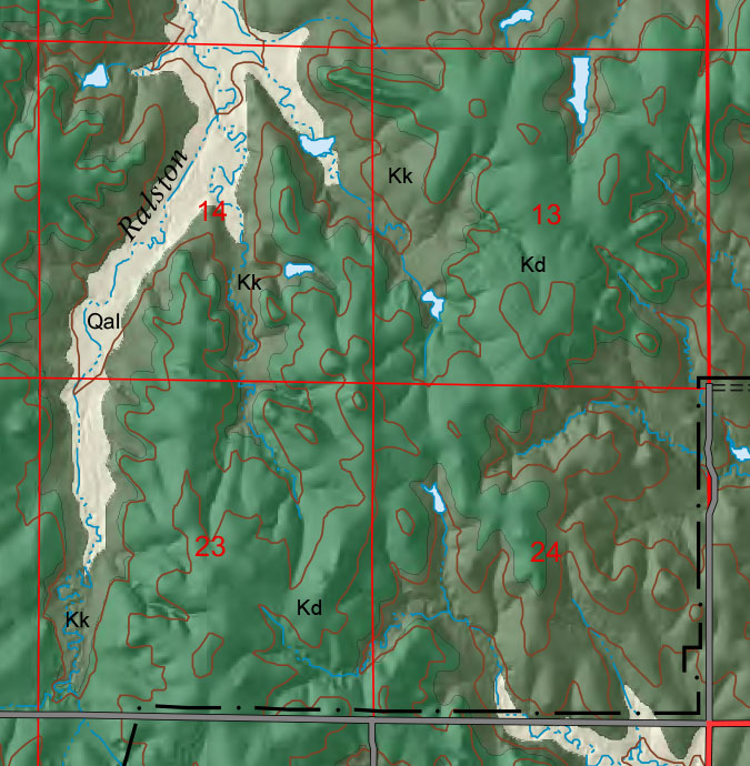 small geologic map