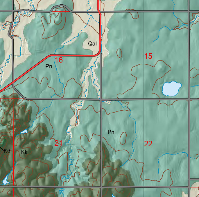 small geologic map
