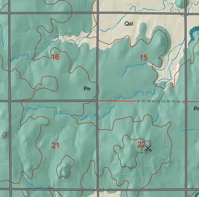 small geologic map