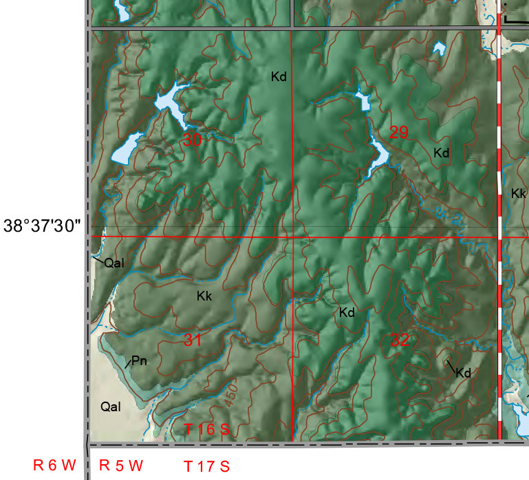 small geologic map