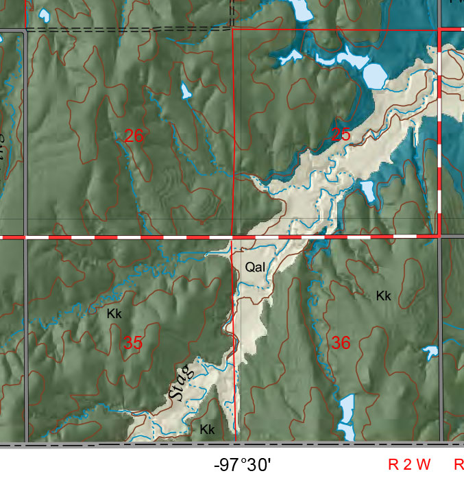 small geologic map