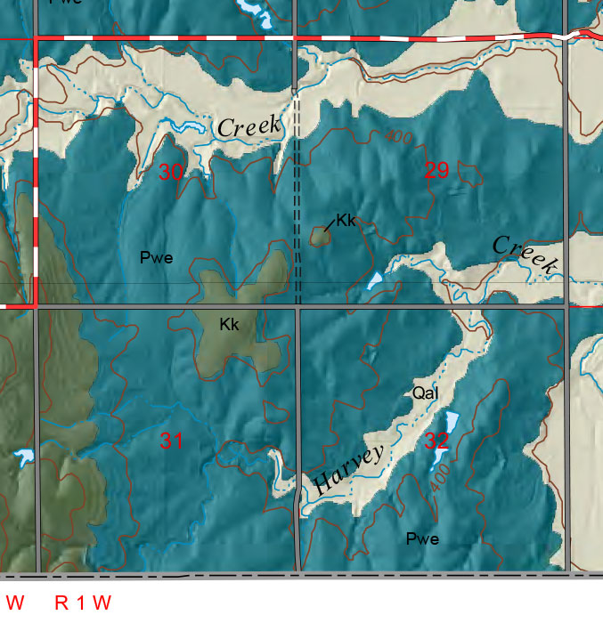 small geologic map