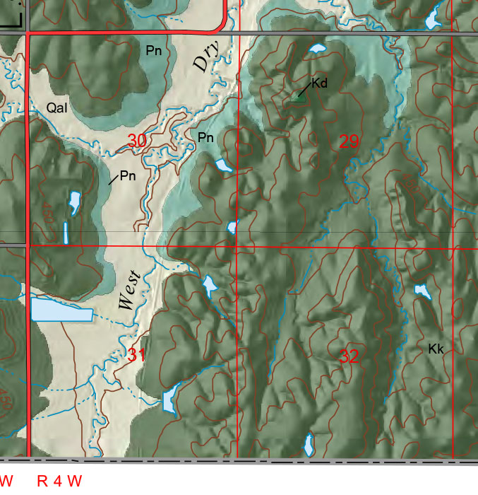 small geologic map