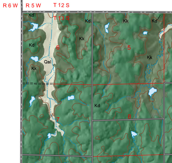 small geologic map