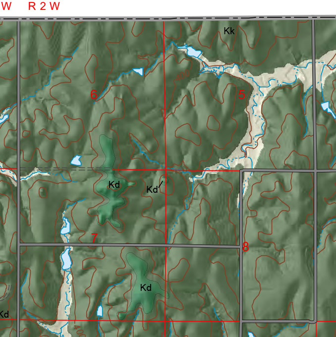small geologic map