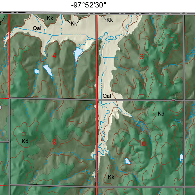 small geologic map